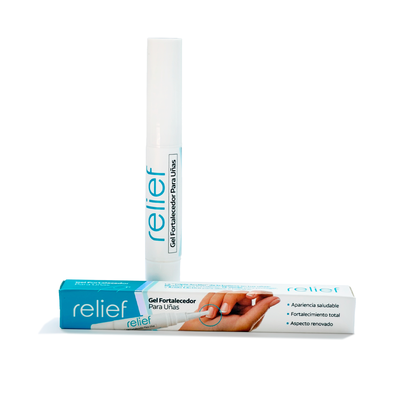 Gel Fortalecedor de Uñas Relief – Triple Acción Profesional